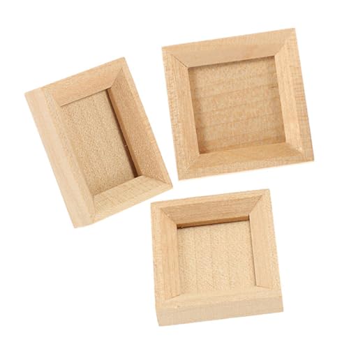 Beaupretty 3 Stück Miniatur Bilderrahmen Teilig Holz Bilderrahmen für Fotos Puppenhaus Zubehör DIY Bastelbedarf Miniatur Foto Display für Kreative Projekte Beaupretty 3 Stück Miniatur Bilderrahmen Teilig Holz Bilderrahmen für Fotos Puppenhaus Zubehör DIY Bastelbedarf Miniatur Foto Display für Kreative Projekte von Beaupretty