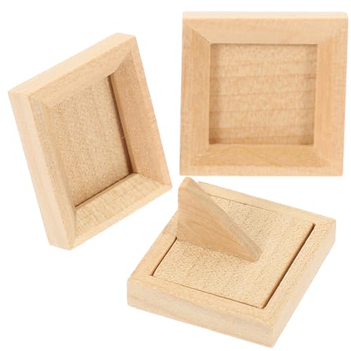 Beaupretty 3 Stück Miniatur Holz Bilderrahmen Unbemalt Kleine Dekorative Fotorahmen für Puppenhaus DIY Mikro Landschaft Modell Kinderzimmer Dekoration Beaupretty 3 Stück Miniatur Holz Bilderrahmen Unbemalt Kleine Dekorative Fotorahmen für Puppenhaus DIY Mikro Landschaft Modell Kinderzimmer Dekoration von Beaupretty