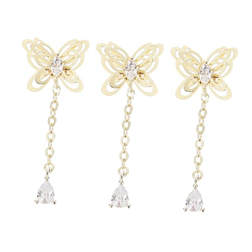 Beaupretty 3 Stück Nail Charms Teiliges Glitzernde Zirkonia Kettenanhänger für Maniküre Nageldekorationen DIY Modische Nagelanhänger für Natürliche und Künstliche Nägel Geeignet Beaupretty 3 Stück Nail Charms Teiliges Glitzernde Zirkonia Kettenanhänger für Maniküre Nageldekorationen DIY Modische Nagelanhänger für Natürliche und Künstliche Nägel Geeignet von Beaupretty