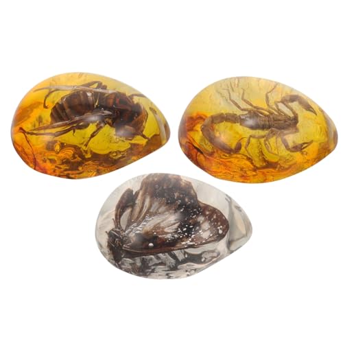 Beaupretty 3 Stück Teiliges Insekten Bernstein Harz Schmuckset mit Schmetterling Biene Realistisches DIY Anhänger Langlebig Stilvoll und Kompakt für Sammlung und Dekoration Beaupretty 3 Stück Teiliges Insekten Bernstein Harz Schmuckset mit Schmetterling Biene Realistisches DIY Anhänger Langlebig Stilvoll und Kompakt für Sammlung und Dekoration von Beaupretty
