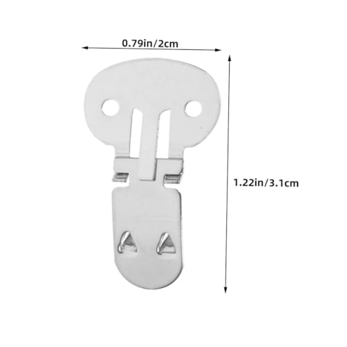 Beaupretty 30 Stück Große Flache Schuhclips aus Rostfreiem Edelstahl Robuste DIY Bastelklammern für Schuhdekoration Leichte Hohle Clips für Sneaker Vielseitig für Kreative Bastelprojekte und von Beaupretty