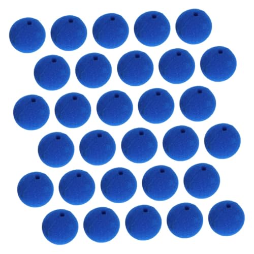 Beaupretty 30 Stück Teiliges Blaue Schaumstoff Clownnasen Komfortabel Bequem für Karneval Halloween Kostüm Party Zubehör Bulk-pack für Erwachsene von Beaupretty