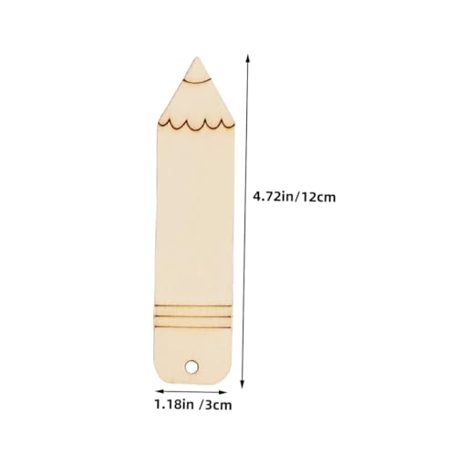 Beaupretty 30 Stück Teiliges Holz Lesezeichen Blanko Bleistiftförmig mit Glatte Oberfläche Naturbelassen zum Bemalen Gravieren und Basteln für DIY Projekte und Kreative Dekoration Beaupretty 30 Stück Teiliges Holz Lesezeichen Blanko Bleistiftförmig mit Glatte Oberfläche Naturbelassen zum Bemalen Gravieren und Basteln für DIY Projekte und Kreative Dekoration von Beaupretty