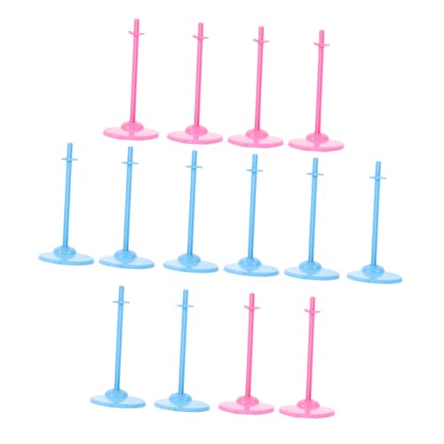 Beaupretty 30 Stück Teiliges Puppenständer Robuste Stütze für Puppen Figuren zum Ausstellen im Kinderzimmer mit Pinken und Blauen Halterungen Stabil und Langlebig von Beaupretty