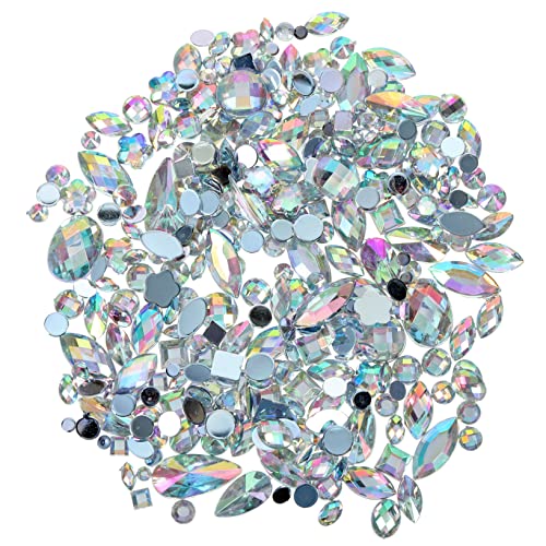 Beaupretty 300 Stück Acryl Strasssteine Bunte Flache Rückseite für DIY Nageldesigns Schmuck und Bastelprojekte Glänzende Dekorationen für Handy Brille und Schuhe Beaupretty 300 Stück Acryl Strasssteine Bunte Flache Rückseite für DIY Nageldesigns Schmuck und Bastelprojekte Glänzende Dekorationen für Handy Brille und Schuhe von Beaupretty