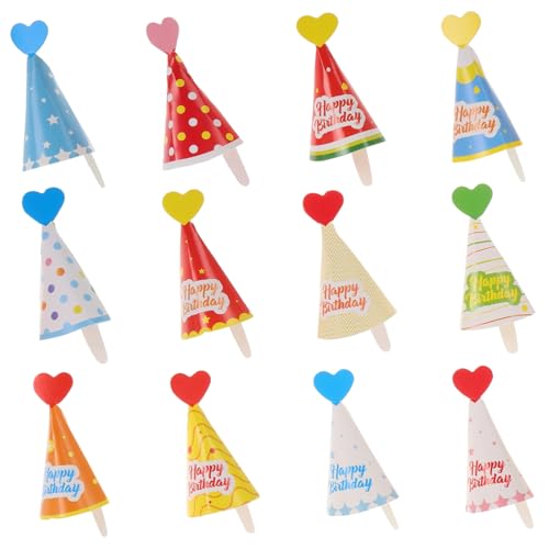 Beaupretty 36 Stück Teiliges Mini Geburtstagshüte Bunte Papierkegel Tortendeko Vielseitig für Erwachsene Cupcake Topper Babyparty Geburtstagsschmuck Festliche Dessertdekoration Beaupretty 36 Stück Teiliges Mini Geburtstagshüte Bunte Papierkegel Tortendeko Vielseitig für Erwachsene Cupcake Topper Babyparty Geburtstagsschmuck Festliche Dessertdekoration von Beaupretty