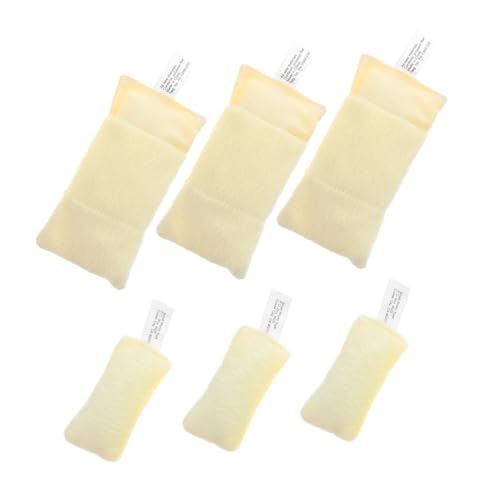 Beaupretty 3sätze Puppenbettwäsche Mit Mini-puppenschlafsack Und Kissenset Aus Baumwoll Und Plüschstoff Für Puppenhaus-Dekoration Und Rollenspiele von Beaupretty