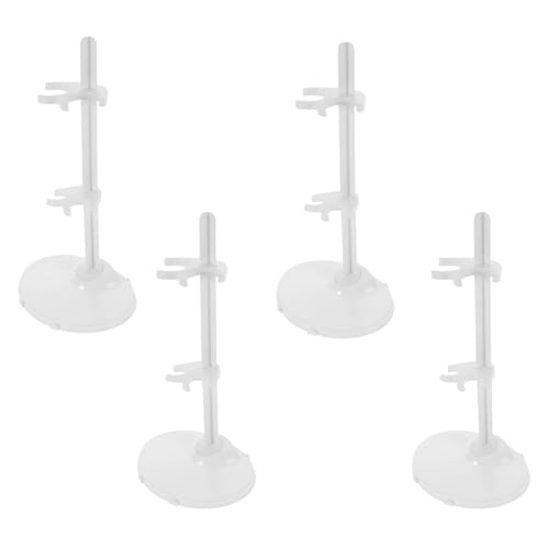 Beaupretty 4 Sätze Praktische Puppenständer aus Stabilem Material Verstellbare Doll Brackets für Display und Präsentation von Puppen Figuren und Modellen Tisch Regal und Vitrine von Beaupretty