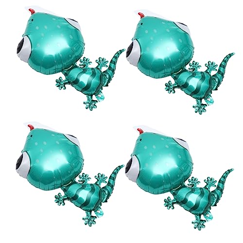 Beaupretty 4 Stück Aufblasbare Cartoon Tiere Folienballons für Kinder Entzückende Tierballons für und Kinderpartys Garten Deko Luftballons mit Tiermotiven von Beaupretty