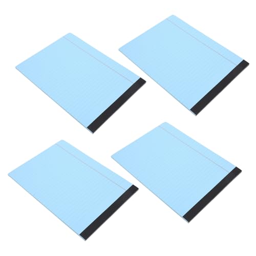 Beaupretty 4 Stück Liniert Notizblöcke Abreißbare Schreibblöcke für Büro und Schule Praktische Memo Pads mit Horizontalen für Notizen und Erinnerungen von Beaupretty