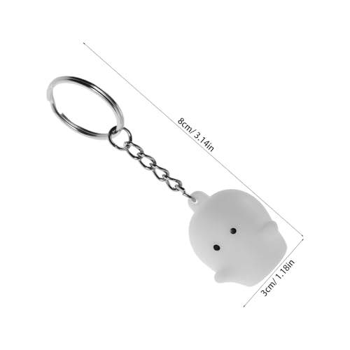 Beaupretty 4 Stück Nachtleuchtende Schlüsselanhänger Leuchtende Taschenanhänger Süße Halloween Rucksack Charms für Schüler Partygeschenke von Beaupretty