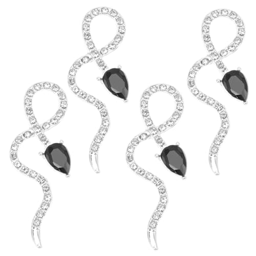 Beaupretty 4 Stück Schlangen Nagel Charms Nagel Dekorationen für Maniküre Nail Art Ornamente für DIY Nageldesign für Zuhause und Professionelle Nutzung Beaupretty 4 Stück Schlangen Nagel Charms Nagel Dekorationen für Maniküre Nail Art Ornamente für DIY Nageldesign für Zuhause und Professionelle Nutzung von Beaupretty