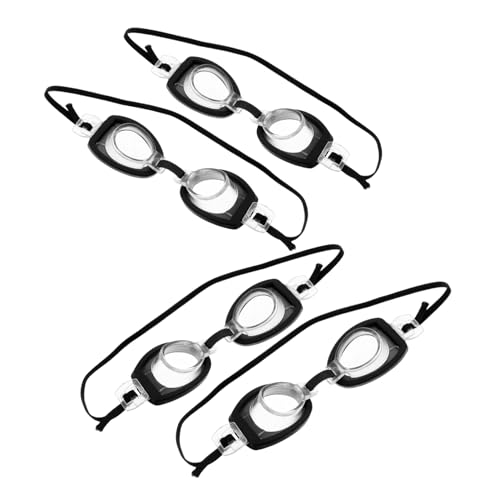 Beaupretty 4 Stück Schwimmbrillen Dekorationszubehör Brille Miniatur Schwimmbrille Puppen Wasserbrille Puppenhaus Schwimmbrille Mini Puppen Brillen Kunststoff von Beaupretty