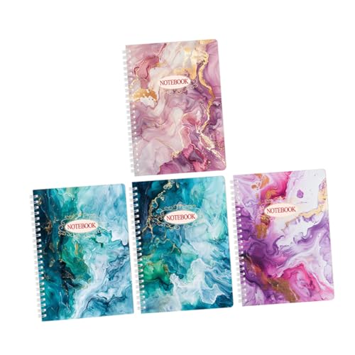 Beaupretty 4 Stück Spiral Notizbuch Teilig Seiten pro Buch Stilvolles Marmor Design Schreibblöcke mit Linierten Seiten für Schule und Büro Langlebige Spiralbindung Beaupretty 4 Stück Spiral Notizbuch Teilig Seiten pro Buch Stilvolles Marmor Design Schreibblöcke mit Linierten Seiten für Schule und Büro Langlebige Spiralbindung von Beaupretty