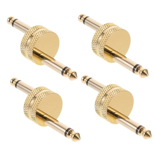 Beaupretty 4 Stück Teiliges Audioadapter für Effektpedale Hochwertiger Gitarren Pedal Connector mit Stabiler und Einfacher Installation Beaupretty 4 Stück Teiliges Audioadapter für Effektpedale Hochwertiger Gitarren Pedal Connector mit Stabiler und Einfacher Installation von Beaupretty