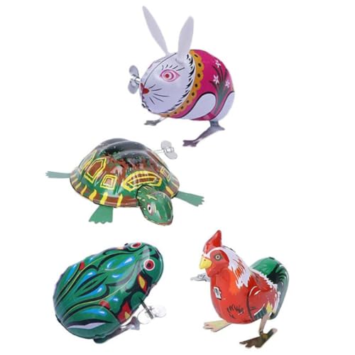 Beaupretty 4 Stück Teiliges Aufziehspielzeug für Windbetriebenes Retro Tier Energiesparend ohne Batterie Sichere Metallfiguren Lustige und Party Mitgebsel für Kleinkinder Beaupretty 4 Stück Teiliges Aufziehspielzeug für Windbetriebenes Retro Tier Energiesparend ohne Batterie Sichere Metallfiguren Lustige und Party Mitgebsel für Kleinkinder von Beaupretty