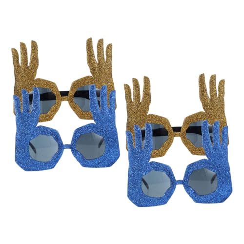 Beaupretty 4 Stück Teiliges Finger-gestik Brille Ok-hand Form Party-spaß Neuheit Sonnenbrille für Kostüme Foto-requisiten Robust Gold Blau Beaupretty 4 Stück Teiliges Finger-gestik Brille Ok-hand Form Party-spaß Neuheit Sonnenbrille für Kostüme Foto-requisiten Robust Gold Blau von Beaupretty
