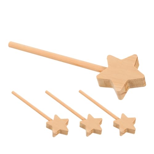 Beaupretty 4 Stück Teiliges Holz Feenstab Bastelset zum Bemalen Sternförmige DIY Zauberstäbe für Kindergeburtstage Kreative Holzstäbe für Fantasievolles Rollenspiel und Partydeko Beaupretty 4 Stück Teiliges Holz Feenstab Bastelset zum Bemalen Sternförmige DIY Zauberstäbe für Kindergeburtstage Kreative Holzstäbe für Fantasievolles Rollenspiel und Partydeko von Beaupretty