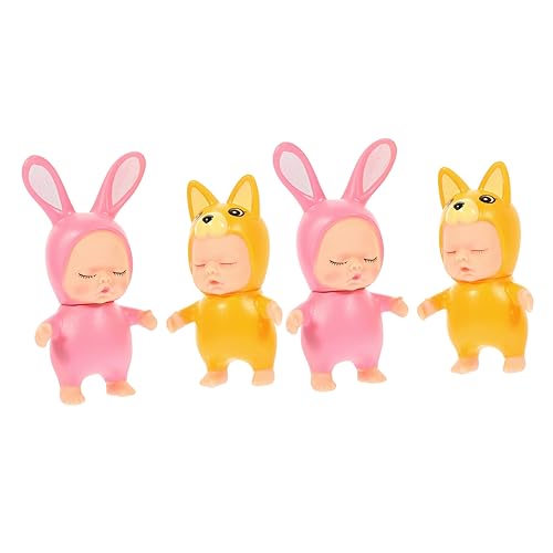 Beaupretty 4 Stück Teiliges Schlafendes Kuchenfiguren Tortendeko Niedliche Babyornamente für Geburtstagsfeier Partydekoration Kuchenaufleger Rosa Hase Gelber Hund Beaupretty 4 Stück Teiliges Schlafendes Kuchenfiguren Tortendeko Niedliche Babyornamente für Geburtstagsfeier Partydekoration Kuchenaufleger Rosa Hase Gelber Hund von Beaupretty