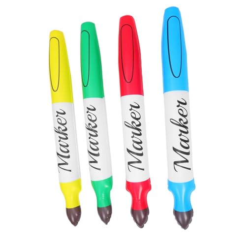 Beaupretty 4 Stück Teiliges Set Riesiger Aufblasbarer PVC Marker in Leuchtenden Farben Robuste Schulanfangs-dekoration für Drinnen und Draußen Leichte Kreative Party Klassenzimmer-deko Beaupretty 4 Stück Teiliges Set Riesiger Aufblasbarer PVC Marker in Leuchtenden Farben Robuste Schulanfangs-dekoration für Drinnen und Draußen Leichte Kreative Party Klassenzimmer-deko von Beaupretty