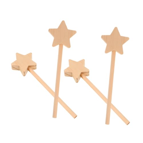 Beaupretty 4 Stück Teiliges Set Unbemalter Holz Stern Zauberstäbe für Kreative DIY Bastelprojekte Leichte Feenstäbe für Kindergeburtstage Partydekoration und Bühnenauftritte Beaupretty 4 Stück Teiliges Set Unbemalter Holz Stern Zauberstäbe für Kreative DIY Bastelprojekte Leichte Feenstäbe für Kindergeburtstage Partydekoration und Bühnenauftritte von Beaupretty