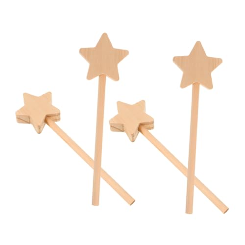 Beaupretty 4 Stück Teiliges Set Unbemalter Holz Zauberstäbe für Sternform DIY Bastelset Fördert Kreativität Rollenspiel Partydeko Vielseitig Einsetzbar für Fantasievolles Spiel Beaupretty 4 Stück Teiliges Set Unbemalter Holz Zauberstäbe für Sternform DIY Bastelset Fördert Kreativität Rollenspiel Partydeko Vielseitig Einsetzbar für Fantasievolles Spiel von Beaupretty