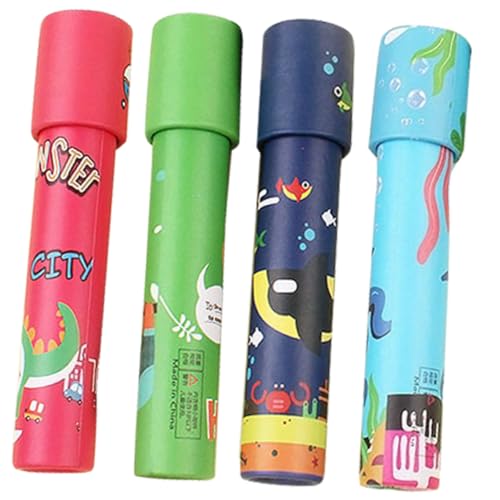 Beaupretty 4 Stück Teiliges optisches aus Papier Pädagogisches Kinderspielzeug Tragbar und Sicher Fördert Visuelle Wahrnehmung und Kreativität als Mitgebsel für Kindergeburtstag und von Beaupretty