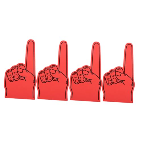 Beaupretty 4 Stück Übergroße Eva Finger für Sportveranstaltungen Cheering Accessoires für Fußball Basketball Schulspiele und Geburtstagsfeiern Beaupretty 4 Stück Übergroße Eva Finger für Sportveranstaltungen Cheering Accessoires für Fußball Basketball Schulspiele und Geburtstagsfeiern von Beaupretty