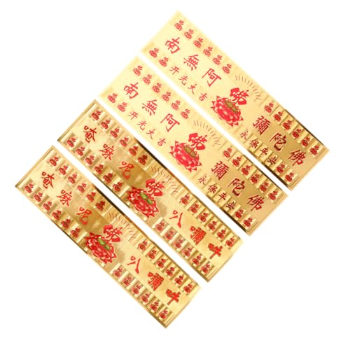 Beaupretty 4 Stücke Chinesische Amulett Aufkleber Traditionelle Glücksbringer Zartes Papier Religiöses Design Schutzsymbol für Erwachsene für Geldbörsen und Notizbücher Beaupretty 4 Stücke Chinesische Amulett Aufkleber Traditionelle Glücksbringer Zartes Papier Religiöses Design Schutzsymbol für Erwachsene für Geldbörsen und Notizbücher von Beaupretty