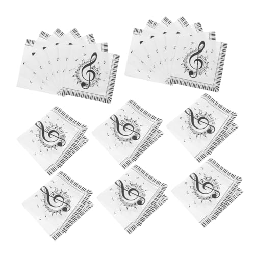 Beaupretty 40 Stück Taschentuch für Musiknoten Papierservietten Partytischservietten Servietten bedrucken Partei Seidenpapier Holiday Party Servietten quadratische Servietten Beaupretty 40 Stück Taschentuch für Musiknoten Papierservietten Partytischservietten Servietten bedrucken Partei Seidenpapier Holiday Party Servietten quadratische Servietten von Beaupretty