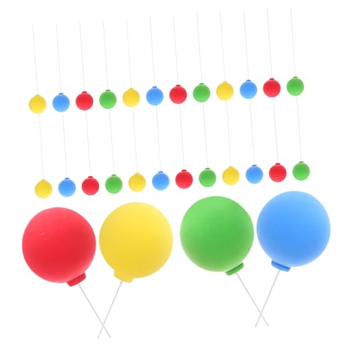 Beaupretty 40 Stück Teiliges Mini Luftballon Cake Topper Draht Kuchenstecker für Geburtstagskuchen und Cupcake Dekoration Vielseitig Einsetzbar für Familienfeiern und Partys von Beaupretty