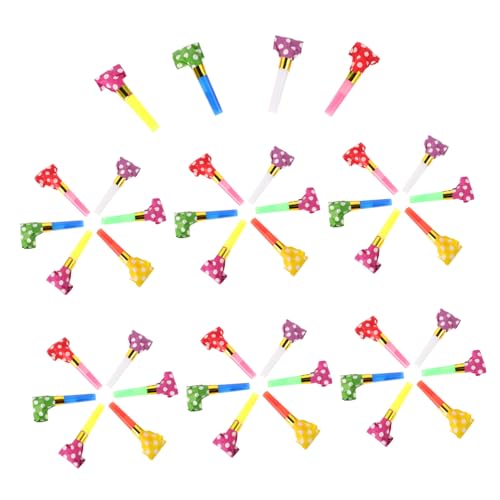 Beaupretty 40 Stück Teiliges Partytröten Bunte Kindergeburtstag Noisemaker Leichte Partybläser Lebendige Candy Farben für Fröhliche Feiern und Festliche von Beaupretty