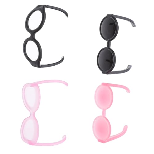 Beaupretty 40 Stück Teiliges Puppen Mini Plastik Sonnenbrillen und Brillen für Leichte Sichere Zubehörteile zum Basteln und Ankleiden von Puppen für Kreatives Rollenspiel von Beaupretty