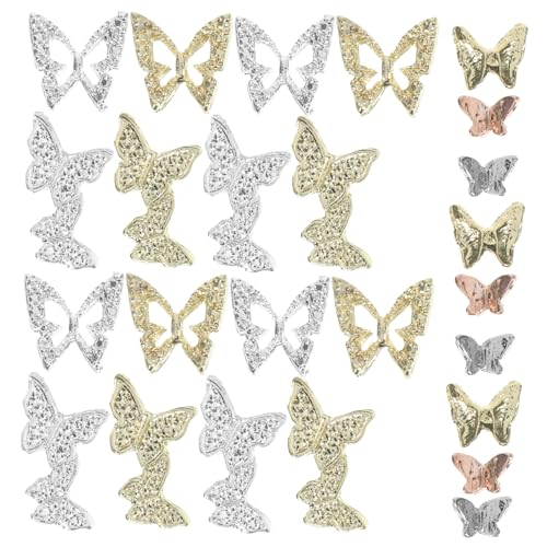 Beaupretty 40 Stück Teiliges Schmetterling Nagel Schmuckset aus Legierung Dreidimensionale Hohlraum Nail Charms für Frauen DIY Maniküre Zubehör Eleganter Nageldesign Schmuck für Fingernägel Beaupretty 40 Stück Teiliges Schmetterling Nagel Schmuckset aus Legierung Dreidimensionale Hohlraum Nail Charms für Frauen DIY Maniküre Zubehör Eleganter Nageldesign Schmuck für Fingernägel von Beaupretty