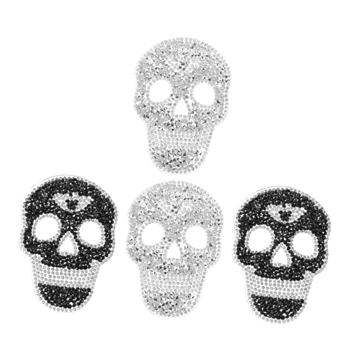 Beaupretty 4stücke Teiliges Skull-rhinestone-patch Aufbügelbare Strass-applikationen Für Kreative Kleidung Schuhe Und Accessoires Langlebig Einfach Anzuwenden Für Partys Und Alltag Beaupretty 4stücke Teiliges Skull-rhinestone-patch Aufbügelbare Strass-applikationen Für Kreative Kleidung Schuhe Und Accessoires Langlebig Einfach Anzuwenden Für Partys Und Alltag von Beaupretty