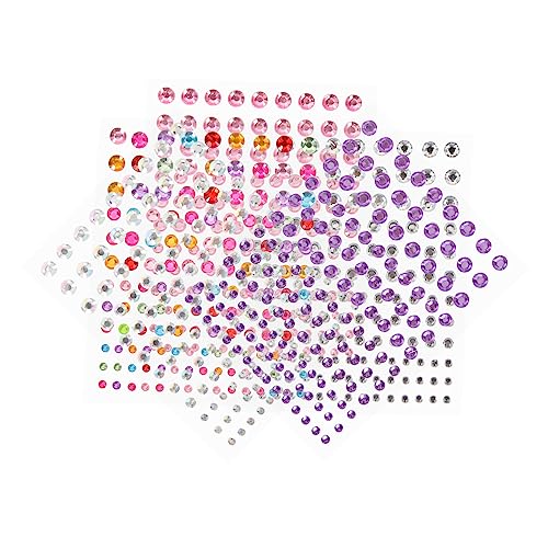 Beaupretty 5 Blätter Selbstklebende Glitzersteine Gesichtsschmuck DIY Strassstein Aufkleber für Handwerk Basteln Handyhüllen Scrapbook Verzierung in Transparent Beaupretty 5 Blätter Selbstklebende Glitzersteine Gesichtsschmuck DIY Strassstein Aufkleber für Handwerk Basteln Handyhüllen Scrapbook Verzierung in Transparent von Beaupretty
