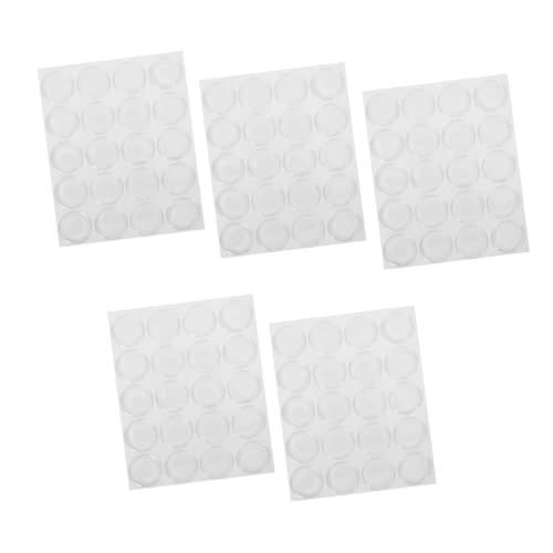 Beaupretty 5 Blatt Runde Epoxidharz Sticker Transparent Selbstklebend Bögen Wasserfestes DIY Patch für Schmuck und Bastelbedarf Vielseitig für Dekorationen Wie Uhren und Vasen von Beaupretty