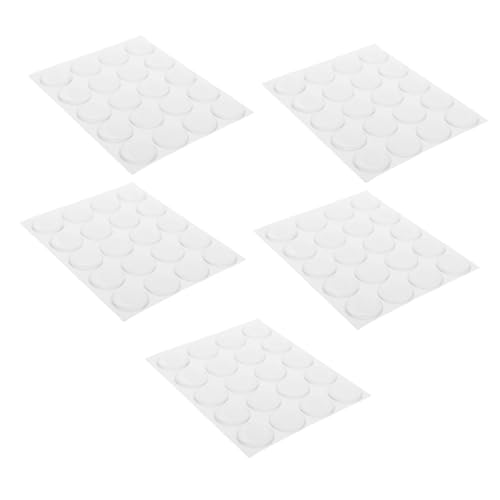 Beaupretty 5 Blatt Runde Transparente Epoxidharz Aufkleber Selbstklebend für Schmuck Uhr DIY Basteln Bögen Edelstein Harz Sticker Patch von Beaupretty