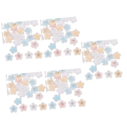 Beaupretty 5 Stück Blüten Charms Strasssteine für Diy Nageldesign für Natürliche und Künstliche Nägel Einfache Anwendung Perfektes Zubehör für Maniküre von Beaupretty