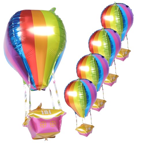 Beaupretty 5 Stück Heißluftballon Folienballons für Geburtstagsfeiern und Hochzeiten Bunte Aluminiumdekoration für und Partys Sicher und Praktisch Beaupretty 5 Stück Heißluftballon Folienballons für Geburtstagsfeiern und Hochzeiten Bunte Aluminiumdekoration für und Partys Sicher und Praktisch von Beaupretty