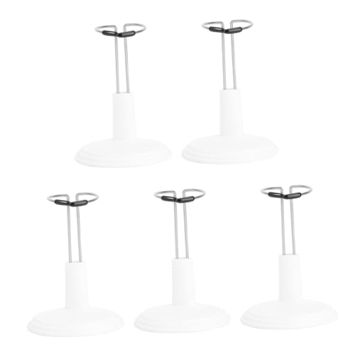 Beaupretty 5 Stück Puppenständer Weiß Stabile Doll Storage Rack Spielzeughalter für Zuhause Laden Supermarkt Vielseitig Einsetzbar Puppenhalter Displayständer von Beaupretty