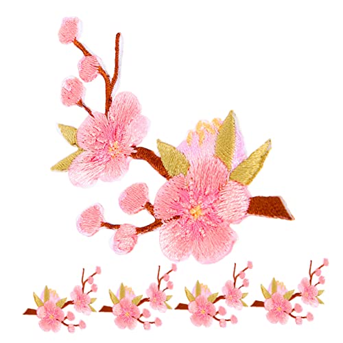 Beaupretty 5 Stück Teiliges Blumen Bügelapplikationen Gestickte Pfirsichblüten Patches für Kleidung Dekorieren und Reparieren von Jeans und Jacken Beaupretty 5 Stück Teiliges Blumen Bügelapplikationen Gestickte Pfirsichblüten Patches für Kleidung Dekorieren und Reparieren von Jeans und Jacken von Beaupretty
