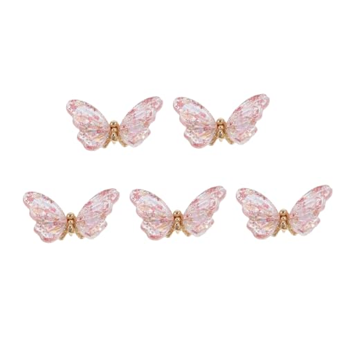 Beaupretty 5 Stück Teiliges Bogen Nagelcharms für Kreative Nagelkunst Dekorative Maniküre Zubehör für DIY Nail Art Geeignet für Frauen und Mädchen für Persönliche Projekte und Geschenkideen von Beaupretty