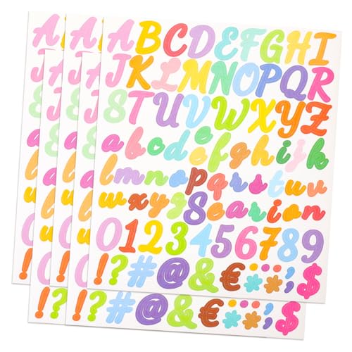 Beaupretty 5 Stück Teiliges Bunte Alphabet und Zahlenaufkleber DIY Scrapbooking Sticker für Handys Tassen Flaschen und Bastelprojekte Selbstklebend Langlebig Vielseitig Einsetzbar Beaupretty 5 Stück Teiliges Bunte Alphabet und Zahlenaufkleber DIY Scrapbooking Sticker für Handys Tassen Flaschen und Bastelprojekte Selbstklebend Langlebig Vielseitig Einsetzbar von Beaupretty