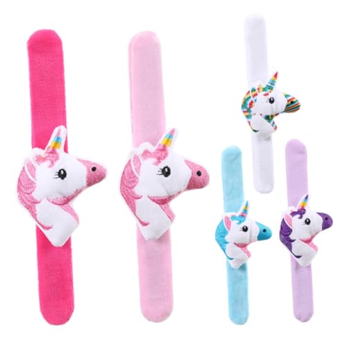 Beaupretty 5 Stück Teiliges Einhorn Plüsch Klatscharmband Weiches Bequemes Kinderarmband mit Tiermotiv Leichtes und Sicheres Kuscheltier schnapparmband in Gemischten Farben für Geburtstag Beaupretty 5 Stück Teiliges Einhorn Plüsch Klatscharmband Weiches Bequemes Kinderarmband mit Tiermotiv Leichtes und Sicheres Kuscheltier schnapparmband in Gemischten Farben für Geburtstag von Beaupretty