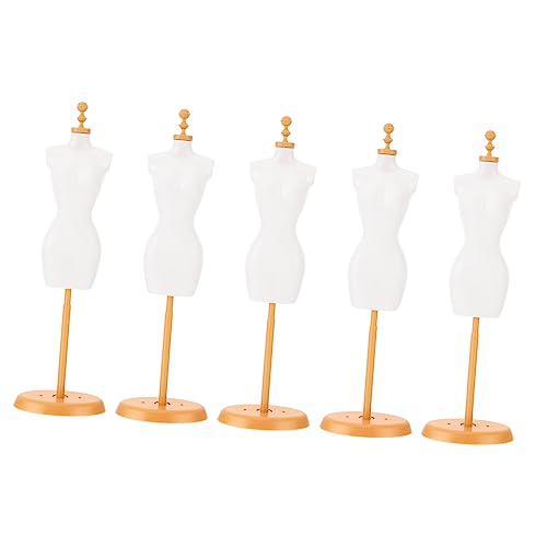 Beaupretty 5 Stück Teiliges Puppenständer für Kleider Verstellbarer Mannequin Halter aus Robustem zum Ausstellen von Puppenkleidern Schmuck und Mehr von Beaupretty