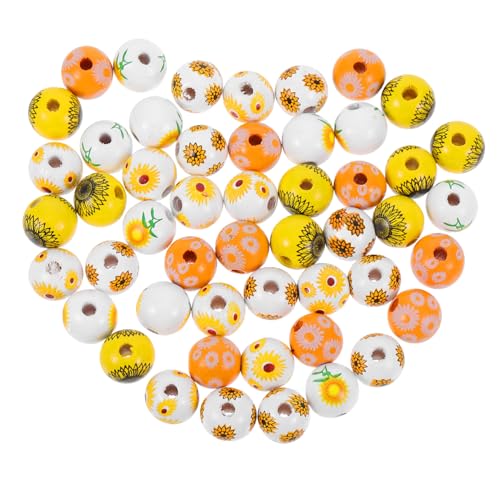 Beaupretty 50 Stück Bunte Holzperlen mit Blumenmuster für DIY Schmuckherstellung Armbänder Halsketten und Dekorationen Sicheres Holzmaterial Vielseitig für Frühling und Handwerk Beaupretty 50 Stück Bunte Holzperlen mit Blumenmuster für DIY Schmuckherstellung Armbänder Halsketten und Dekorationen Sicheres Holzmaterial Vielseitig für Frühling und Handwerk von Beaupretty