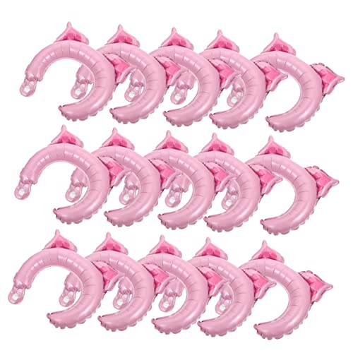 Beaupretty 50 Stück Cartoon Tier Folienballon Haarreifen für Luftballon Deko für Partys und Feiern für Geburtstage und Besondere Anlässe von Beaupretty