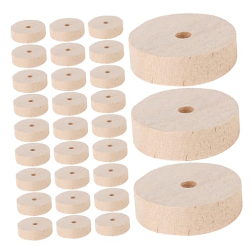 Beaupretty 50 Stück Holzräder Rund Unbehandelte Mini Holzräder für Diy Modellautos Stabile Bastelräder aus Holz für Handwerksprojekte und Zubehör Beaupretty 50 Stück Holzräder Rund Unbehandelte Mini Holzräder für Diy Modellautos Stabile Bastelräder aus Holz für Handwerksprojekte und Zubehör von Beaupretty