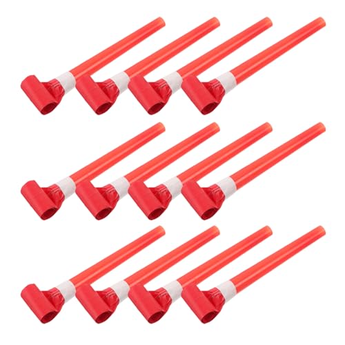 Beaupretty 50 Stück Party Tröten Geburtstagsspielzeug Neujahrs Accessoire Sommerhochzeit Zubehör Rote Pfeifen für Kreative Spielzeiten Beaupretty 50 Stück Party Tröten Geburtstagsspielzeug Neujahrs Accessoire Sommerhochzeit Zubehör Rote Pfeifen für Kreative Spielzeiten von Beaupretty
